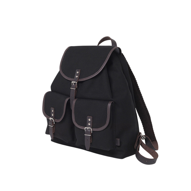 Sac à dos Georgia cuir brun noir