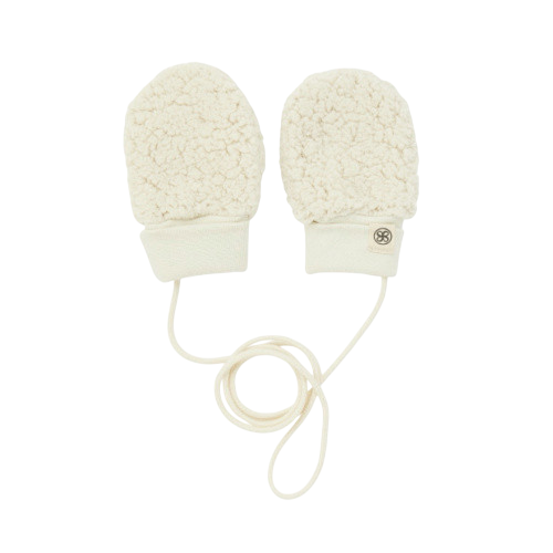 Baby Teddy Fäustlinge Off White