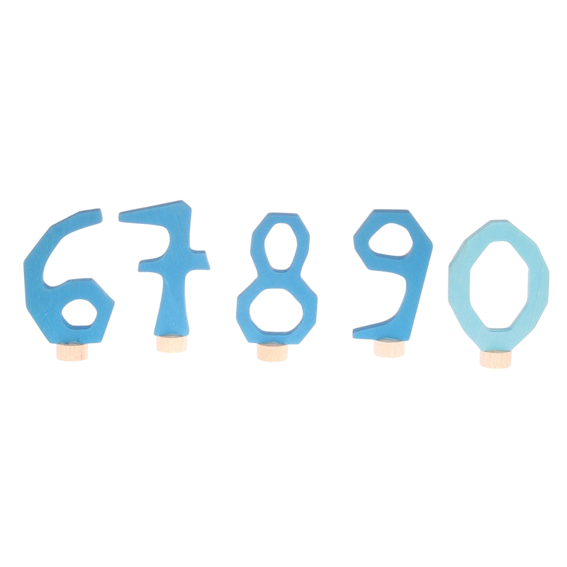 GRIMM's blue number plug set 6-9 and 0