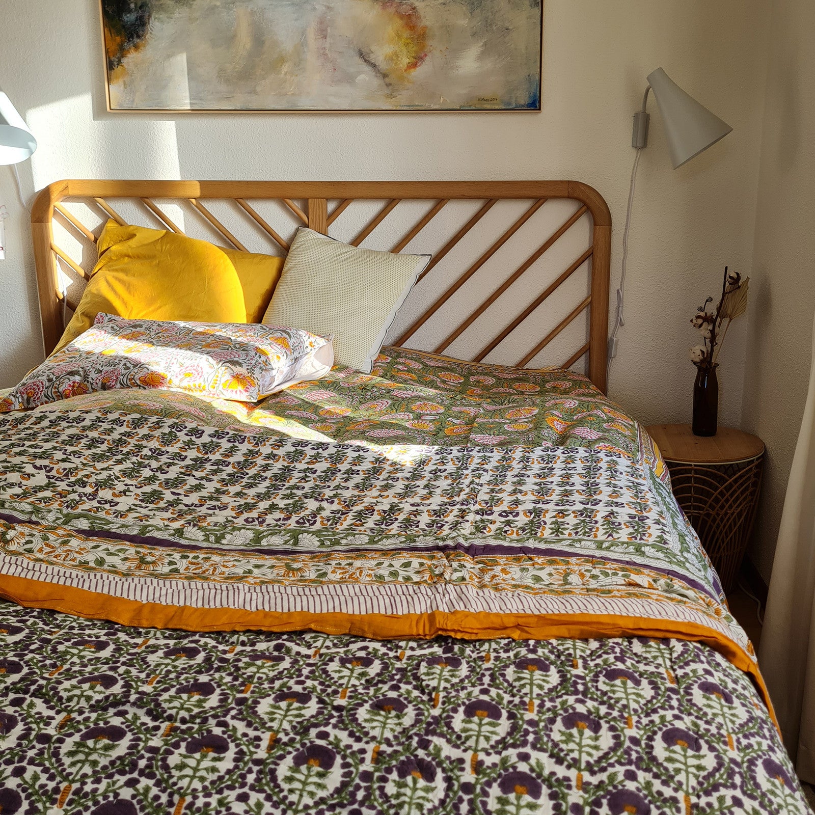 Quilt Single Block Print Imperial Palace