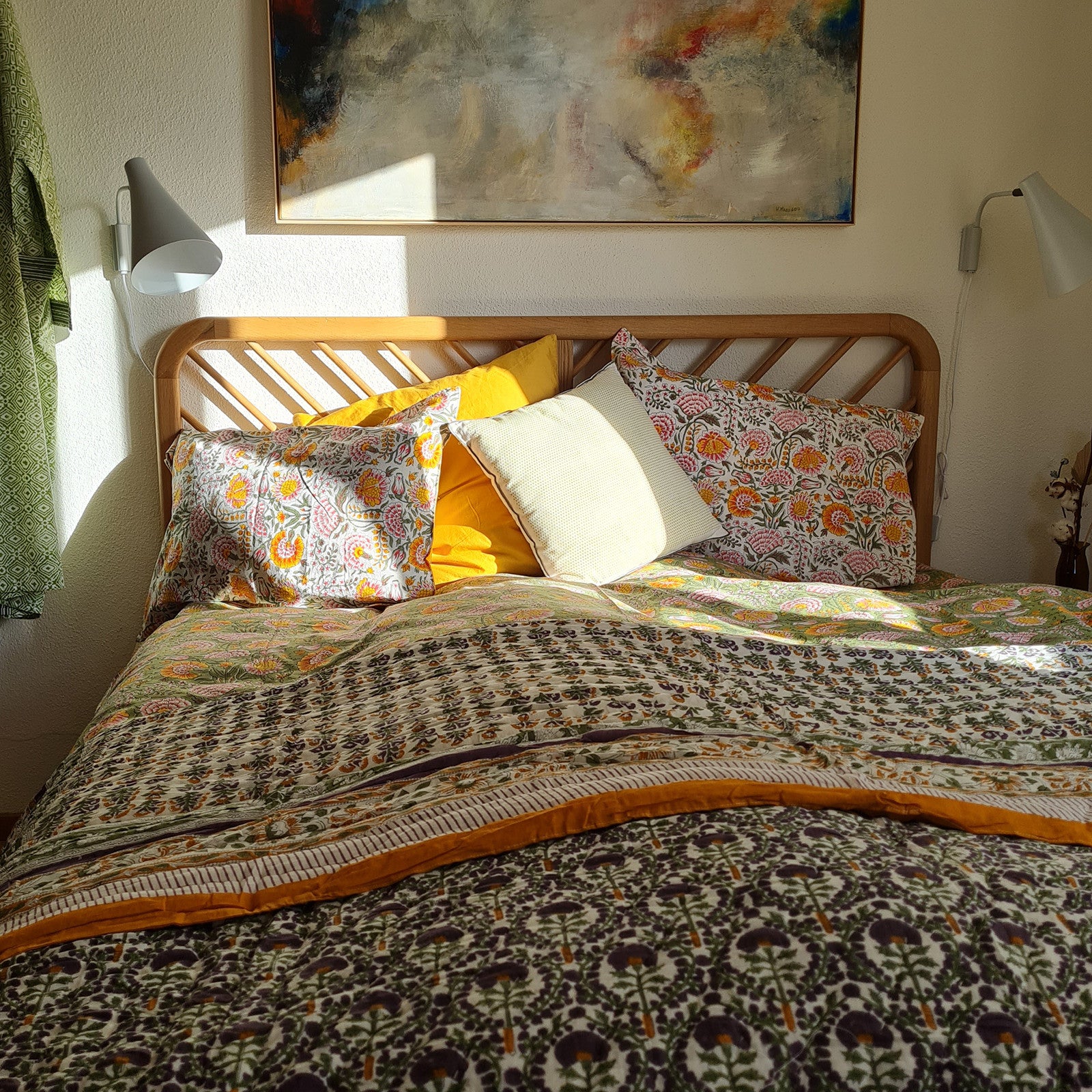 Quilt Single Block Print Imperial Palace