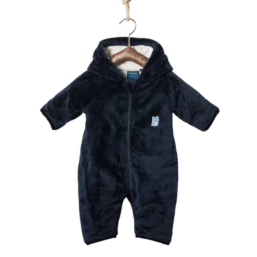 Baby Einteiler Fleece Mou True Navy