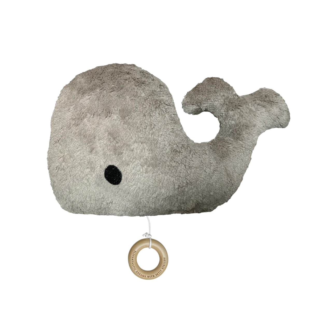 Musikspieluhr Big Friend Whale Grey