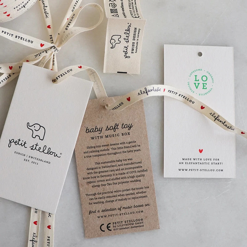 Musical music box Big Friend Whale Grey