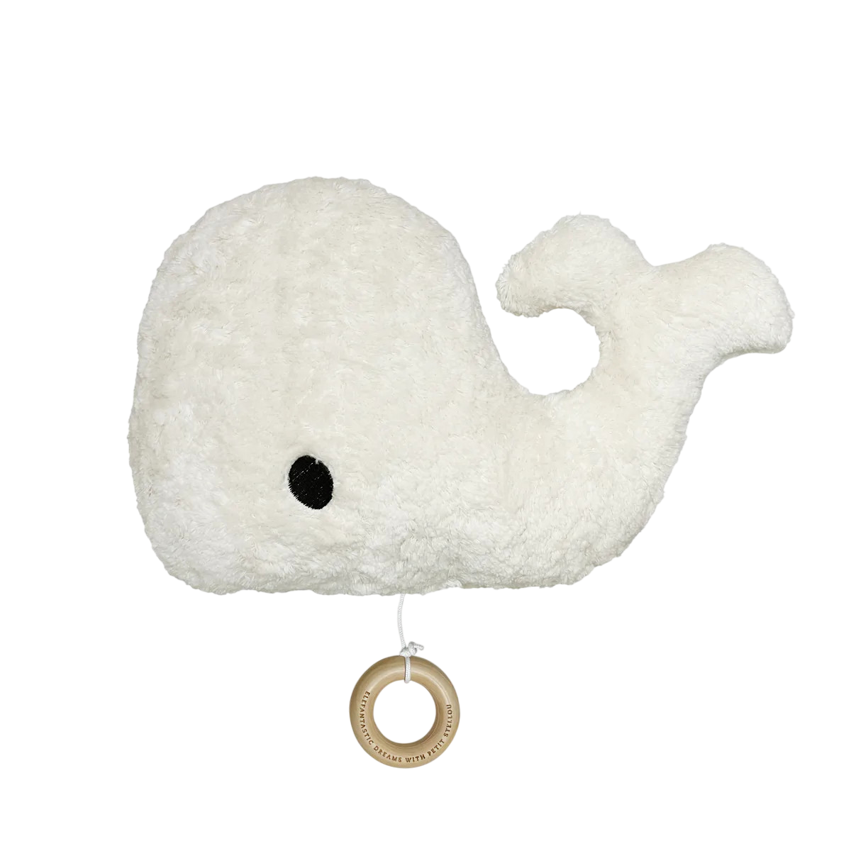 Musikspieluhr Big Friend Whale Off White