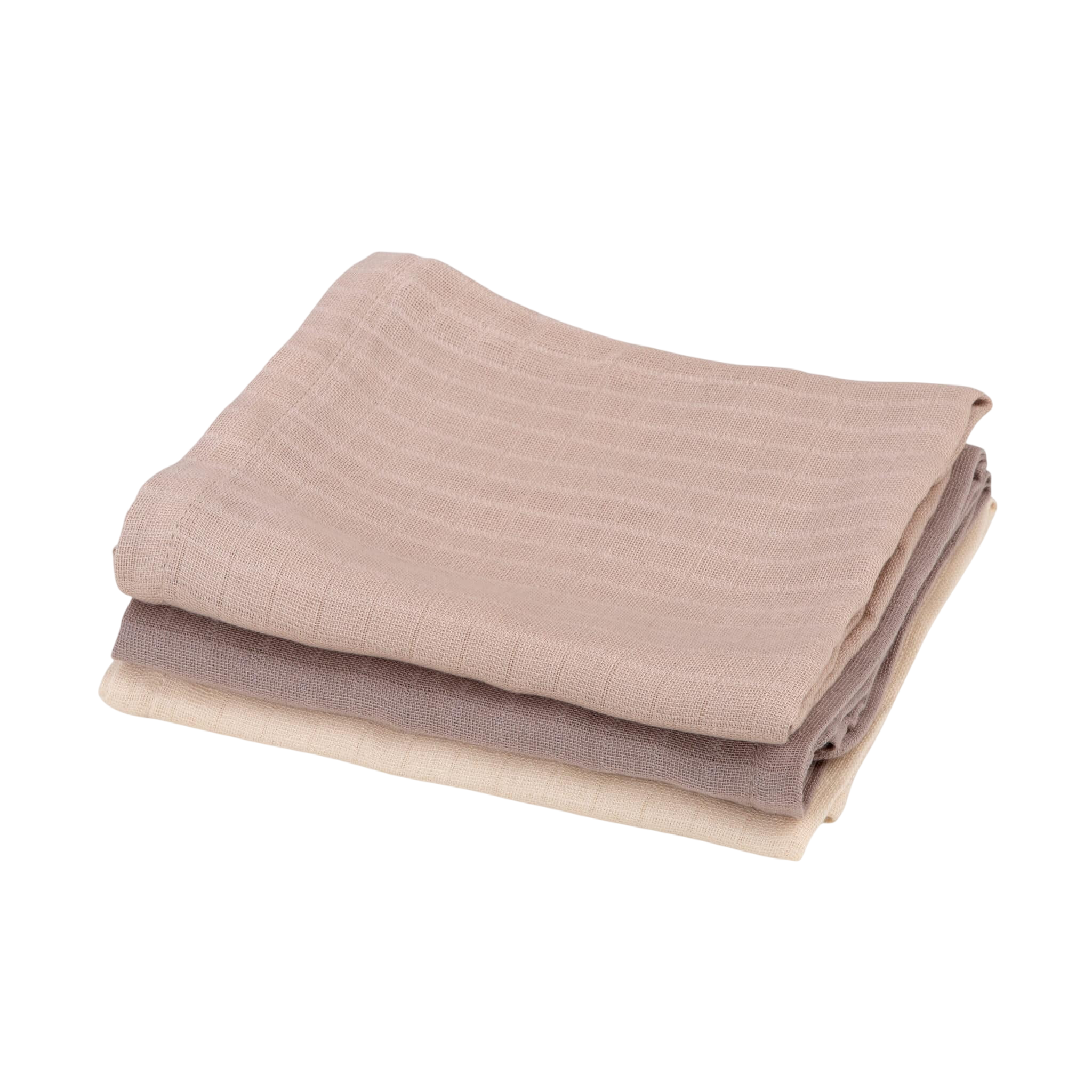 Burp cloths set of 3 Moonlight Beige