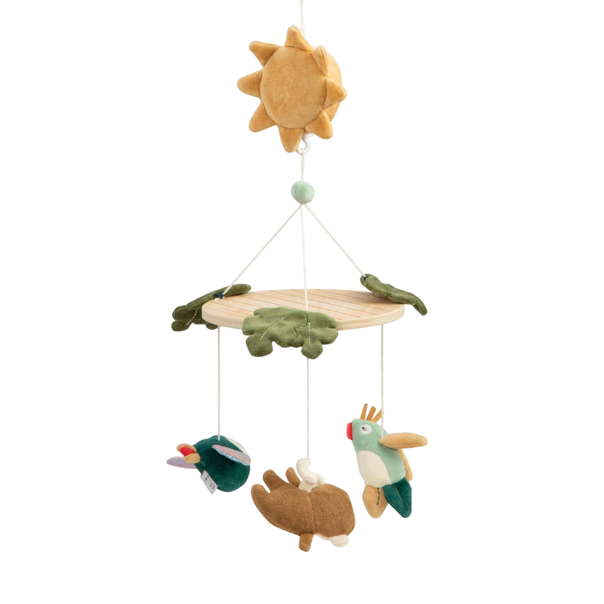 Baby Musik- & Spiegel-Mobile Safari Bunt