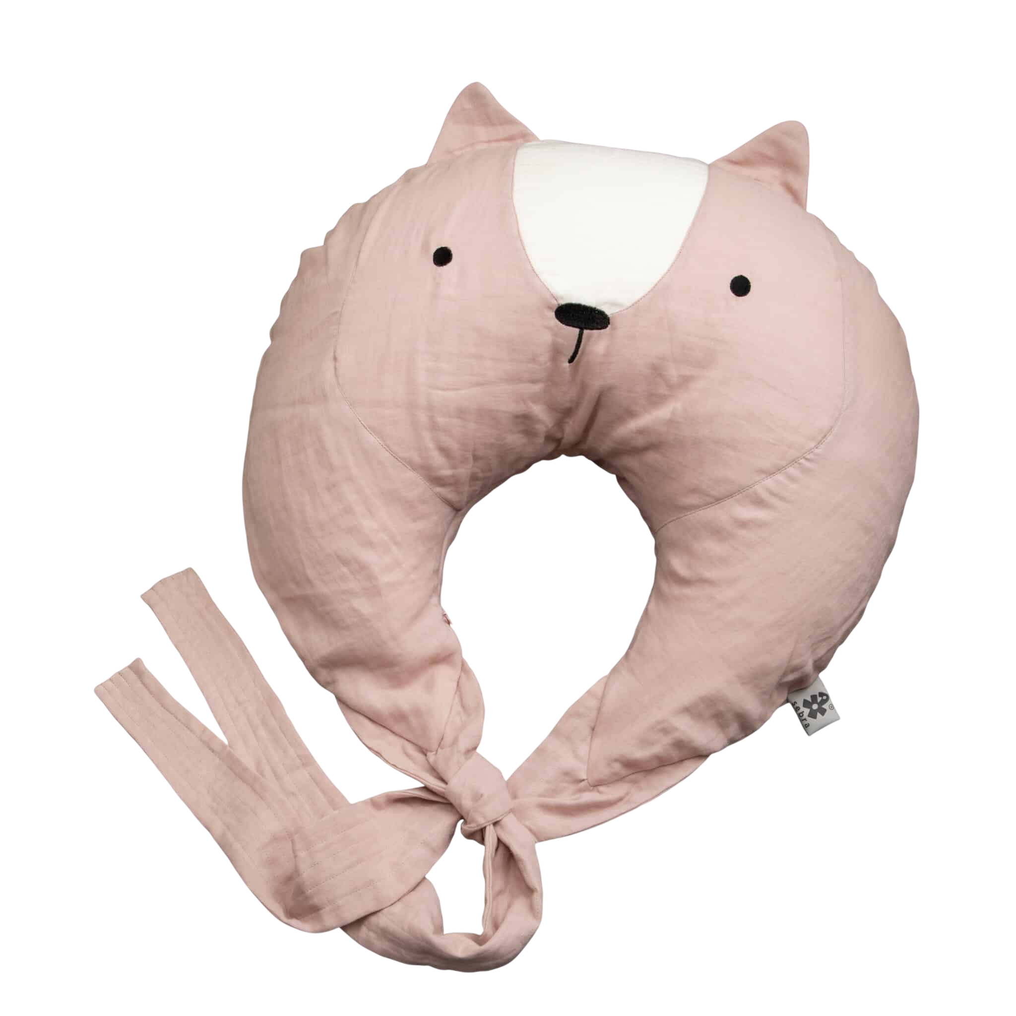Nursing pillow Zappy the squirrel pink
