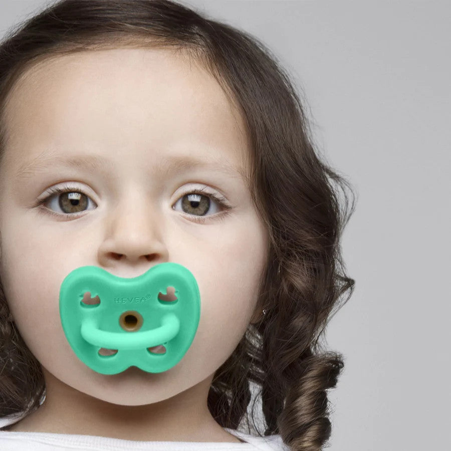 Sucettes pour bébé Pacifier Lot de 2 Green et Maya Blue
