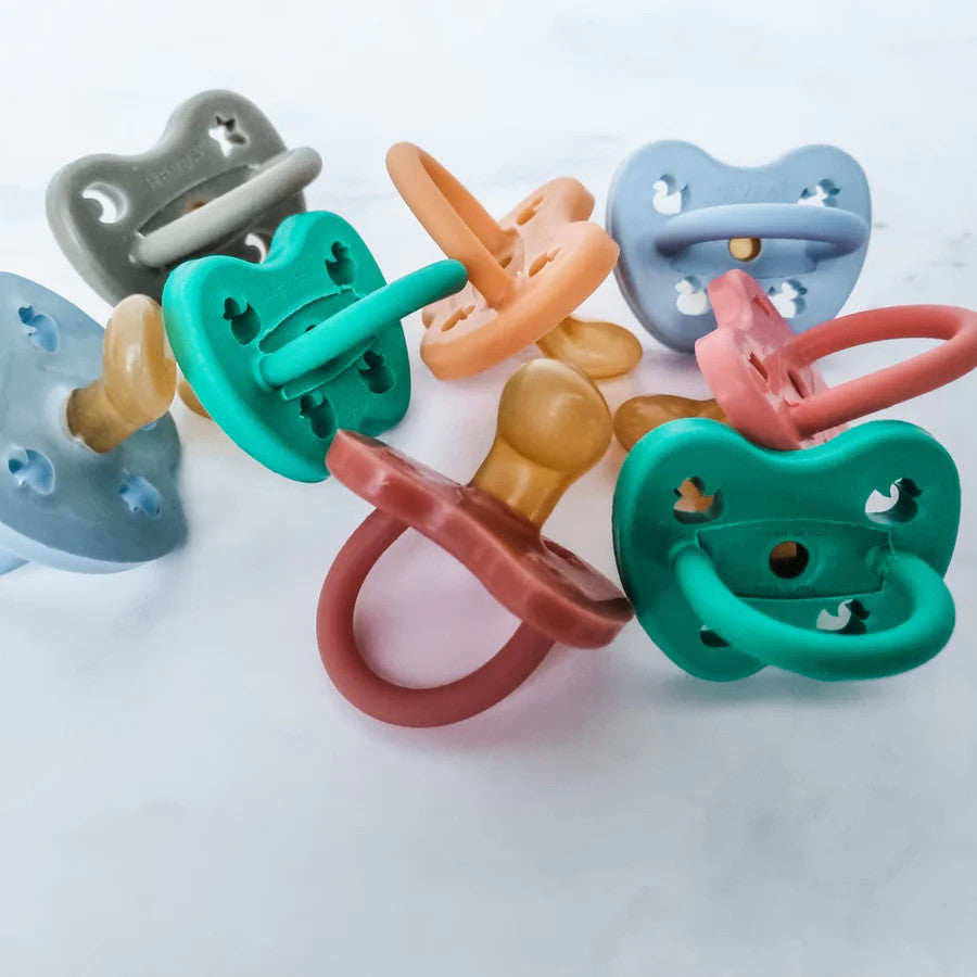 Sucettes pour bébé Pacifier Lot de 2 Green et Maya Blue