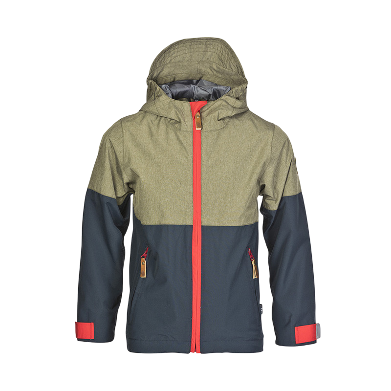 Veste de pluie pour enfants Puck ivy green melange