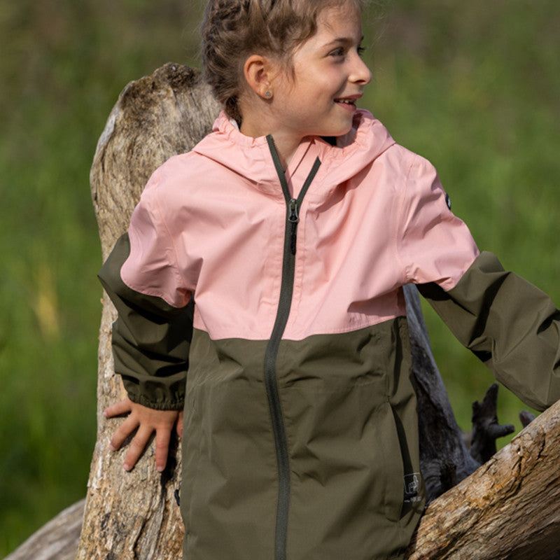 Kids Travellight rain jacket peaches n'cream