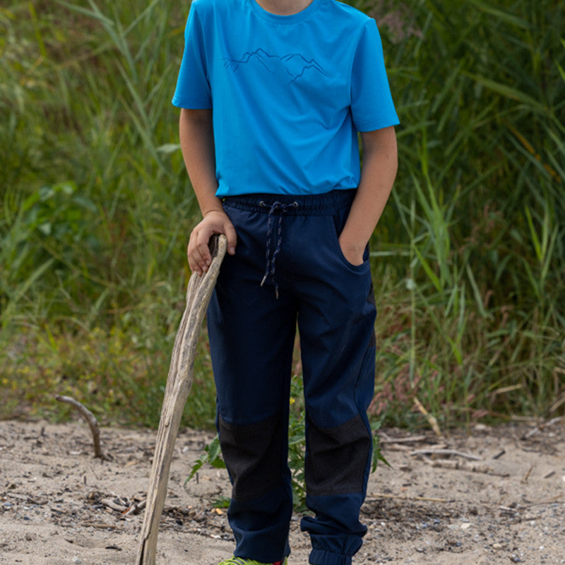 Kids Ela trekking pants total eclipse