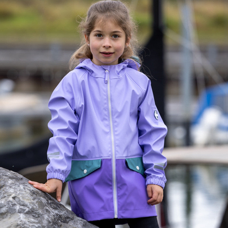 Veste de pluie Ladina enfants lavender