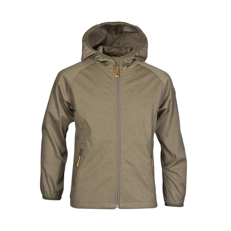 Veste softshell pour enfants Avan ivy green