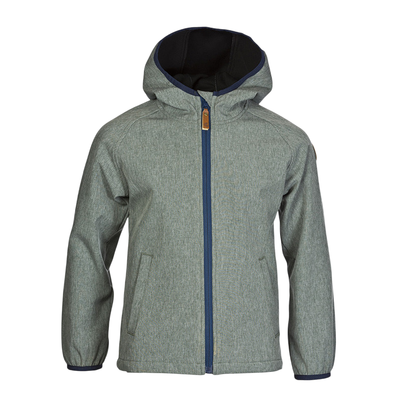 Veste softshell pour enfants Avan trekking green