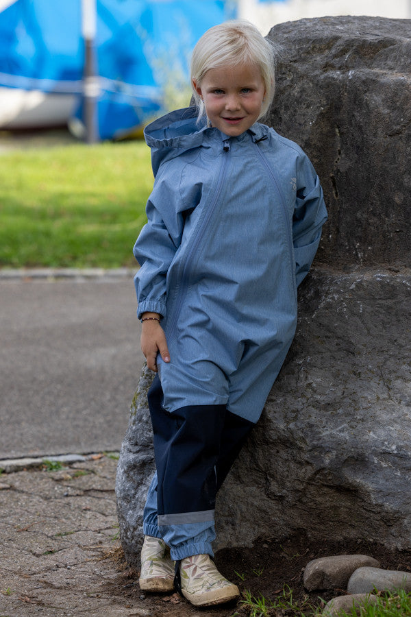 Enfants Splash Imperméable faded denim