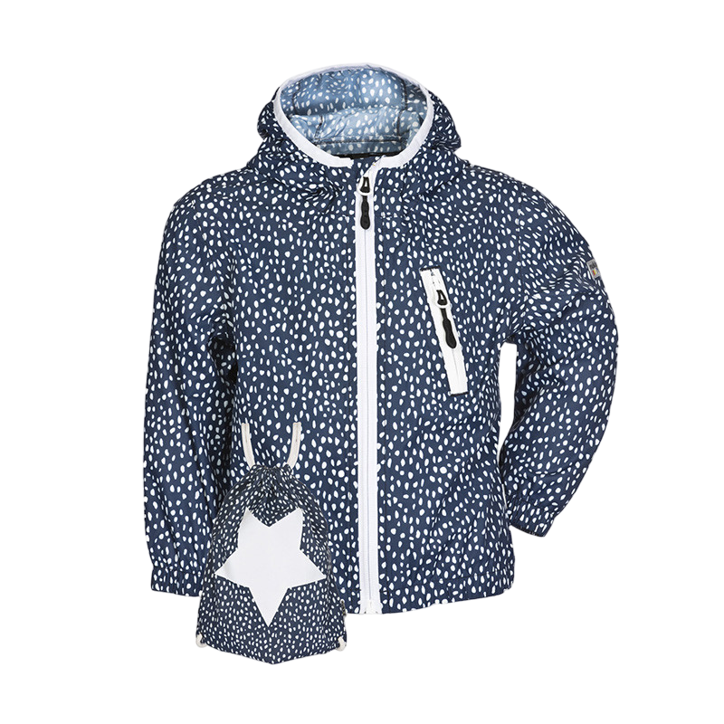 Veste de pluie Travelino enfants blue print