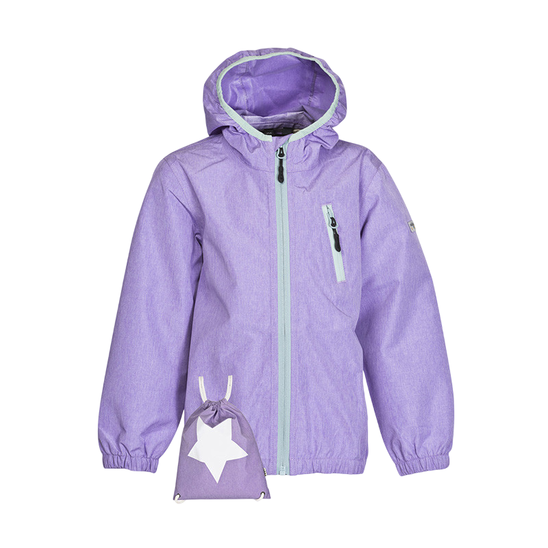 Veste de pluie Travelino pour enfants paisley purple
