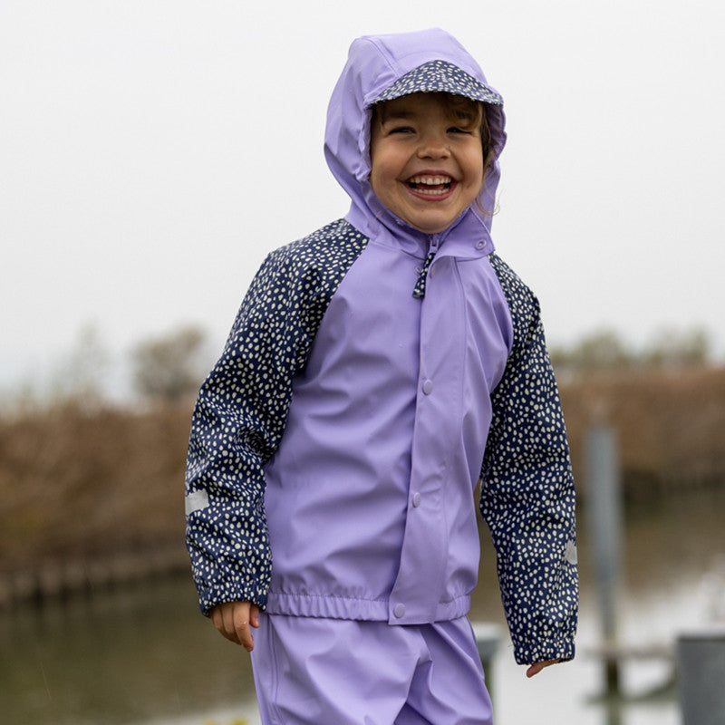 Kinder Rajas Regenjacke lavender