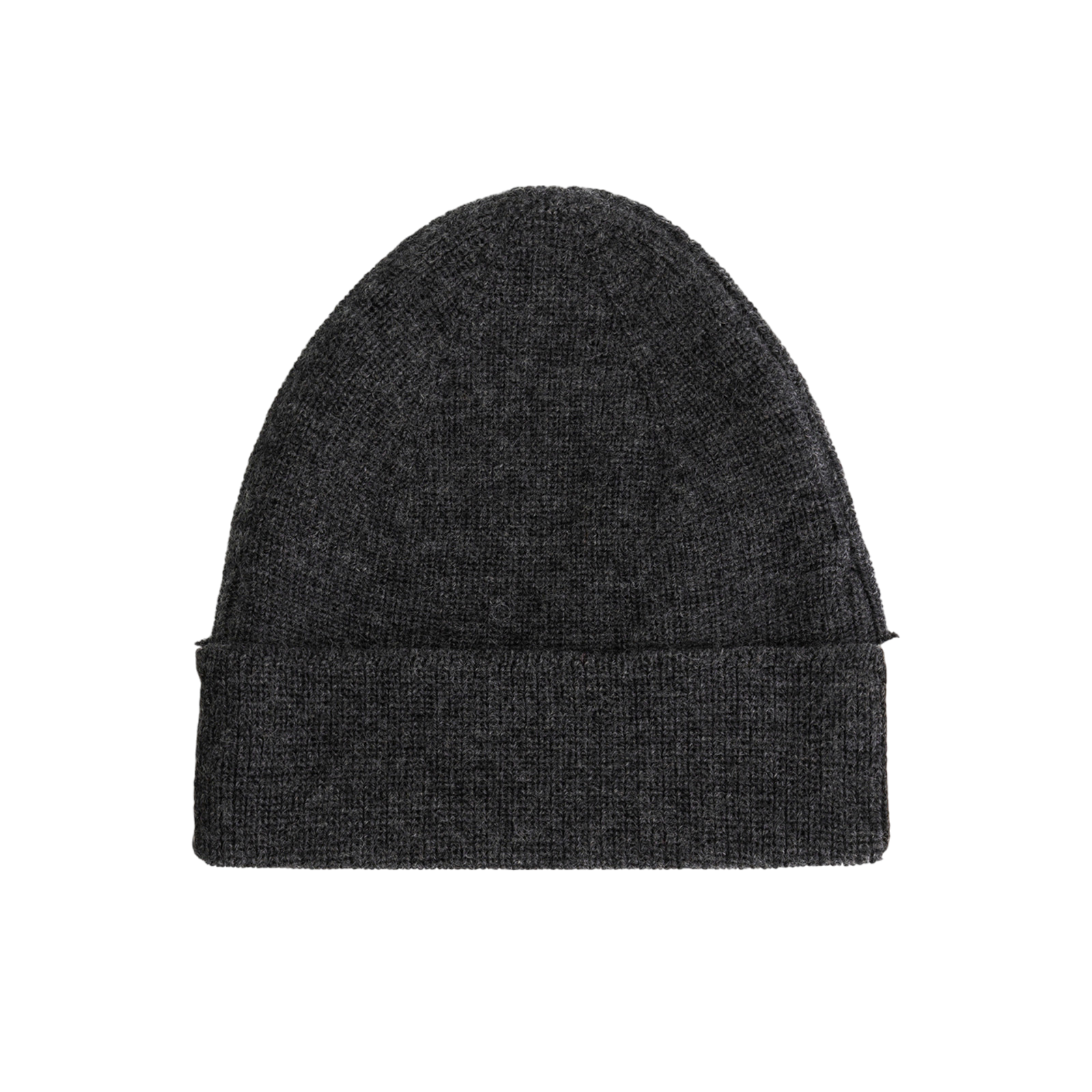 Baby Mütze Merino Nearly Black Melange