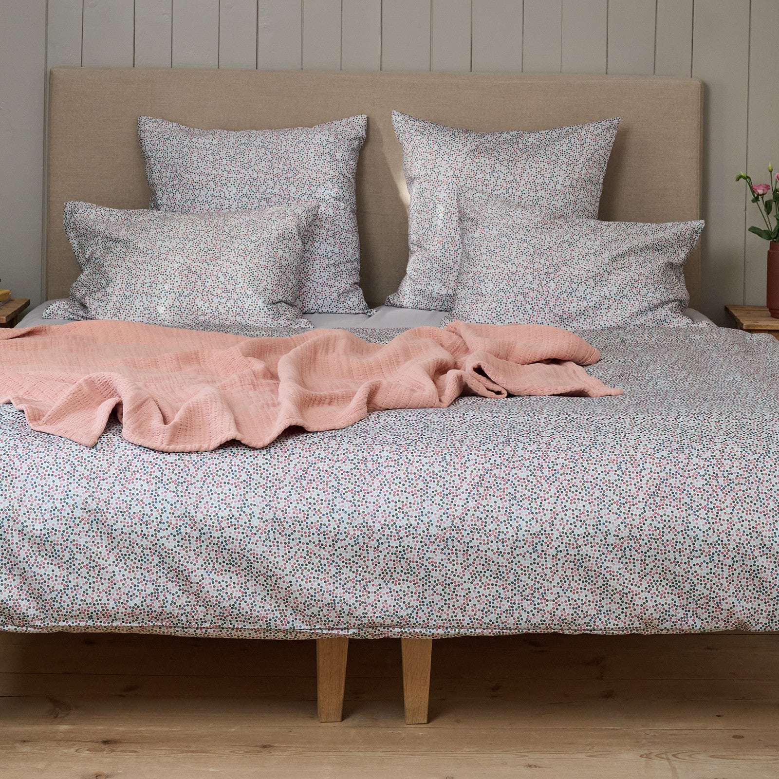 Riga White/Multicolour, Taie d'oreiller 50x70 cm