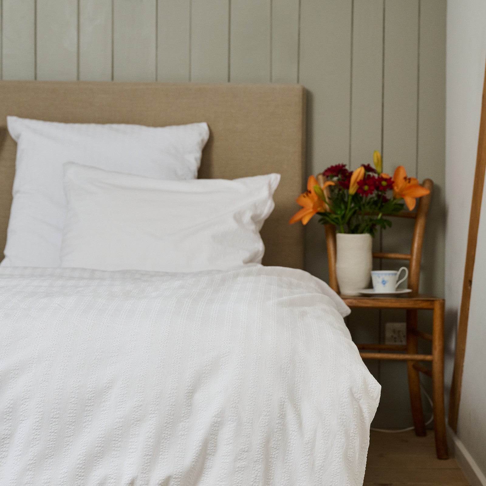 Kemeri White, Taie d'oreiller 65x65 cm