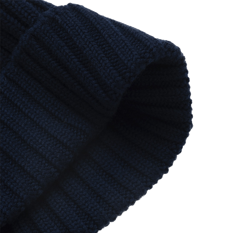 Beanie Mallet Merino True Navy