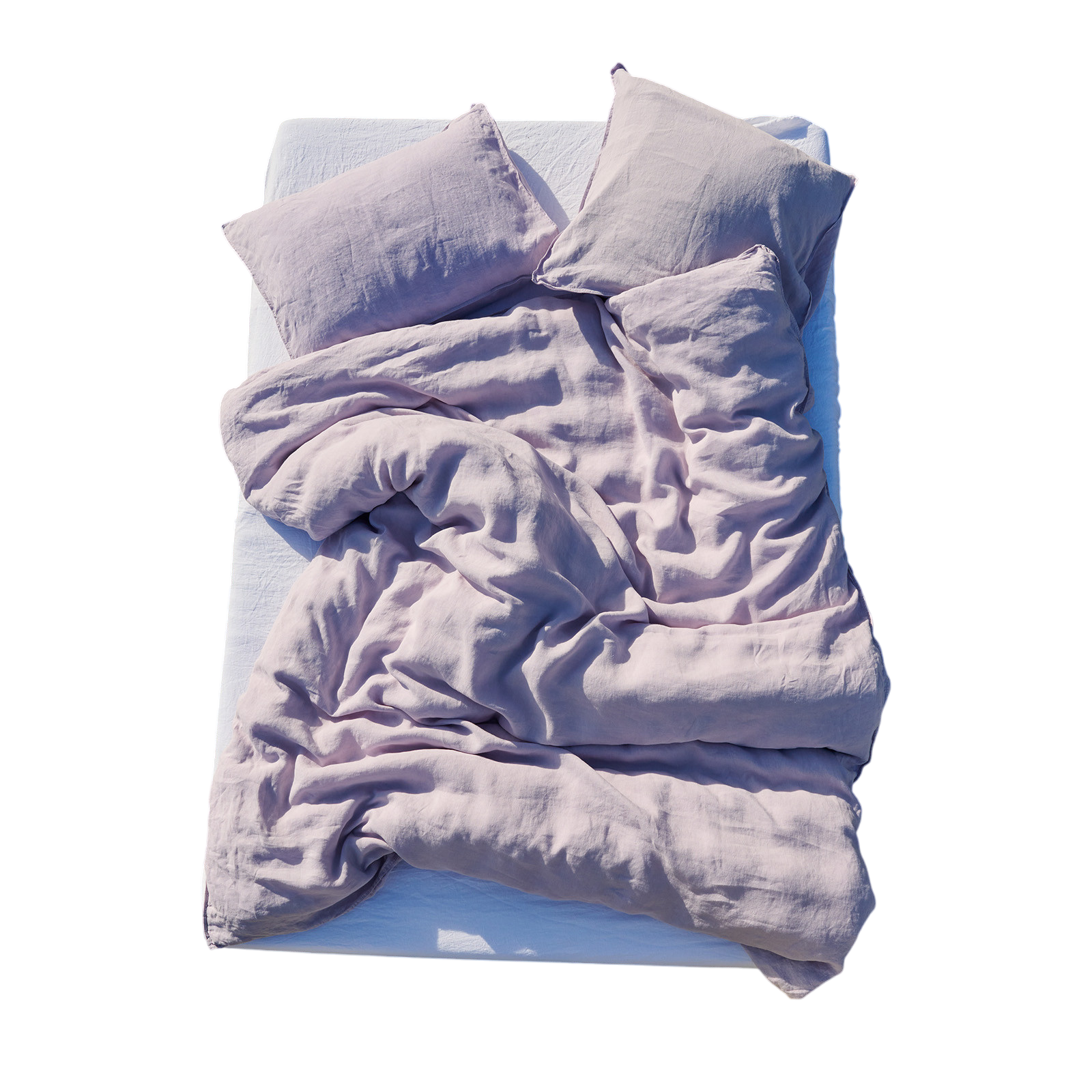 Linus Lavendel Housse de couette unie 200x210 cm