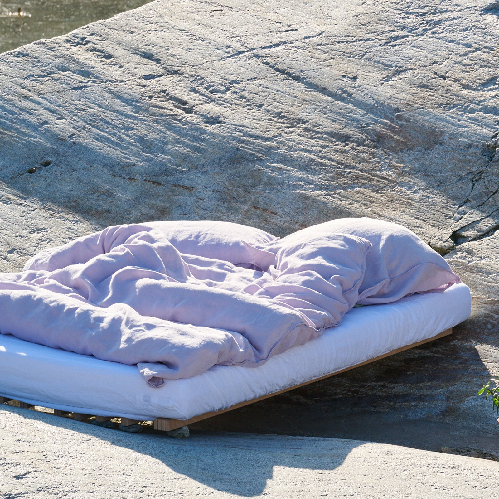 Linus Lavendel Uni Taie d'oreiller 40x60 cm