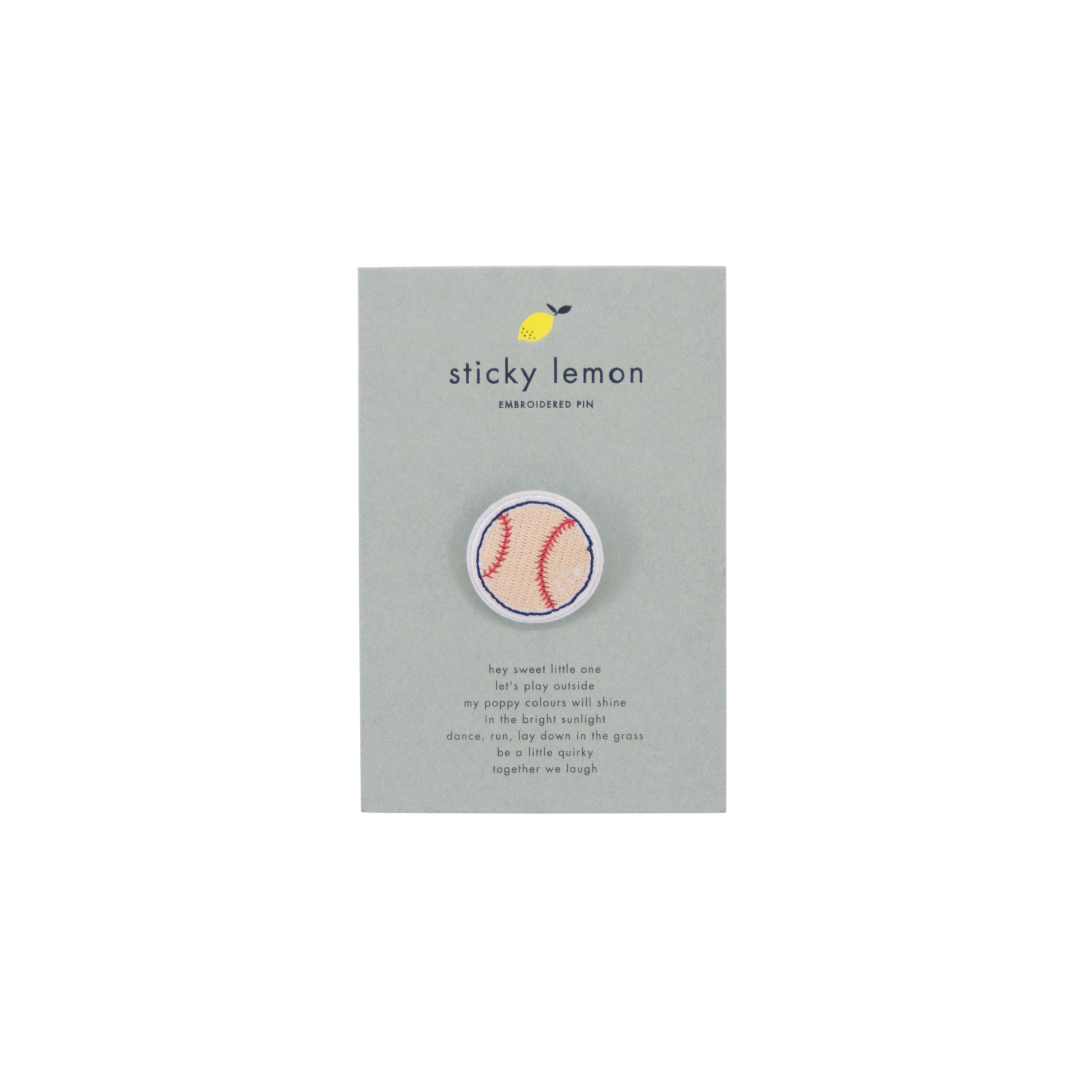 Anstecknadeln Softball