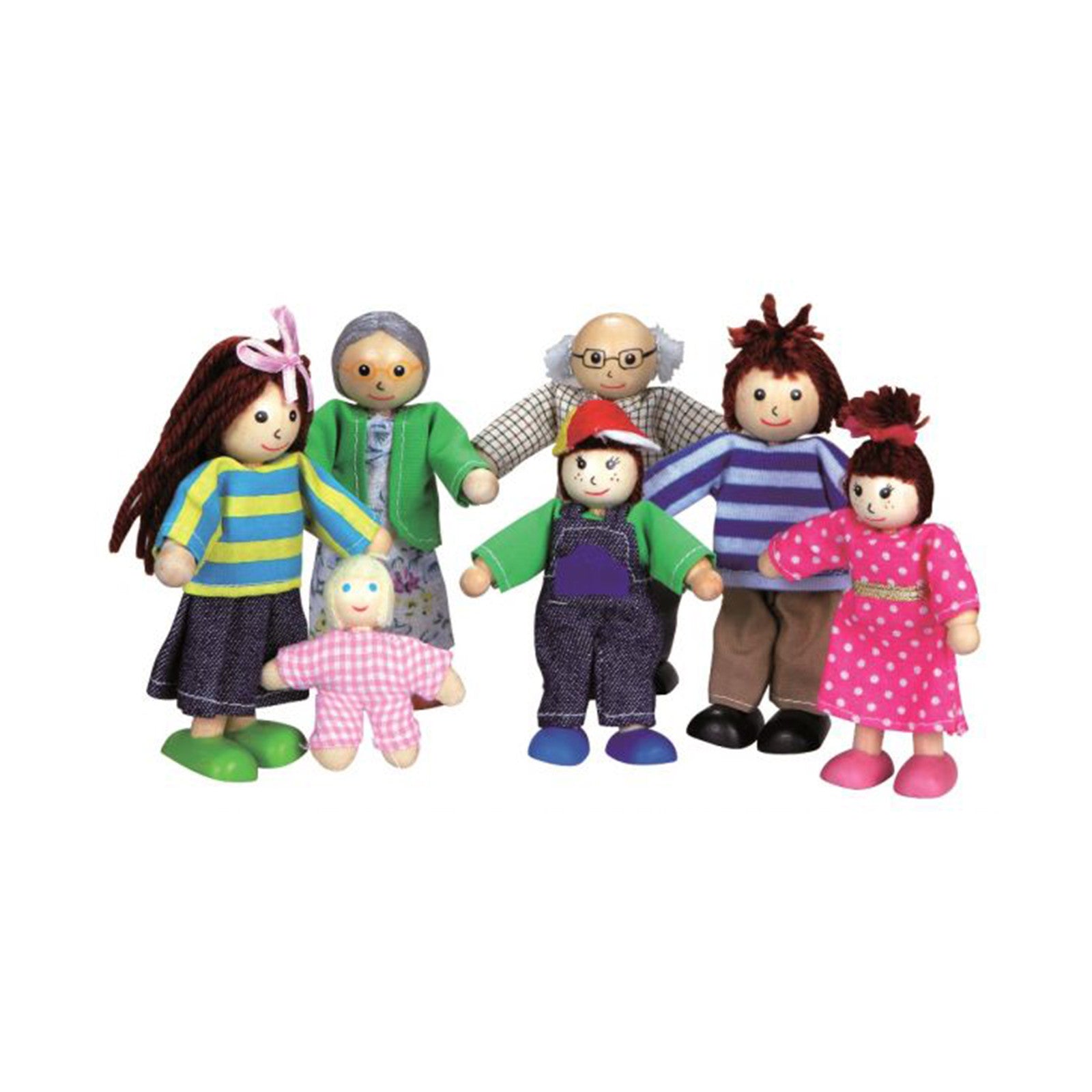 Spielba bending doll large family