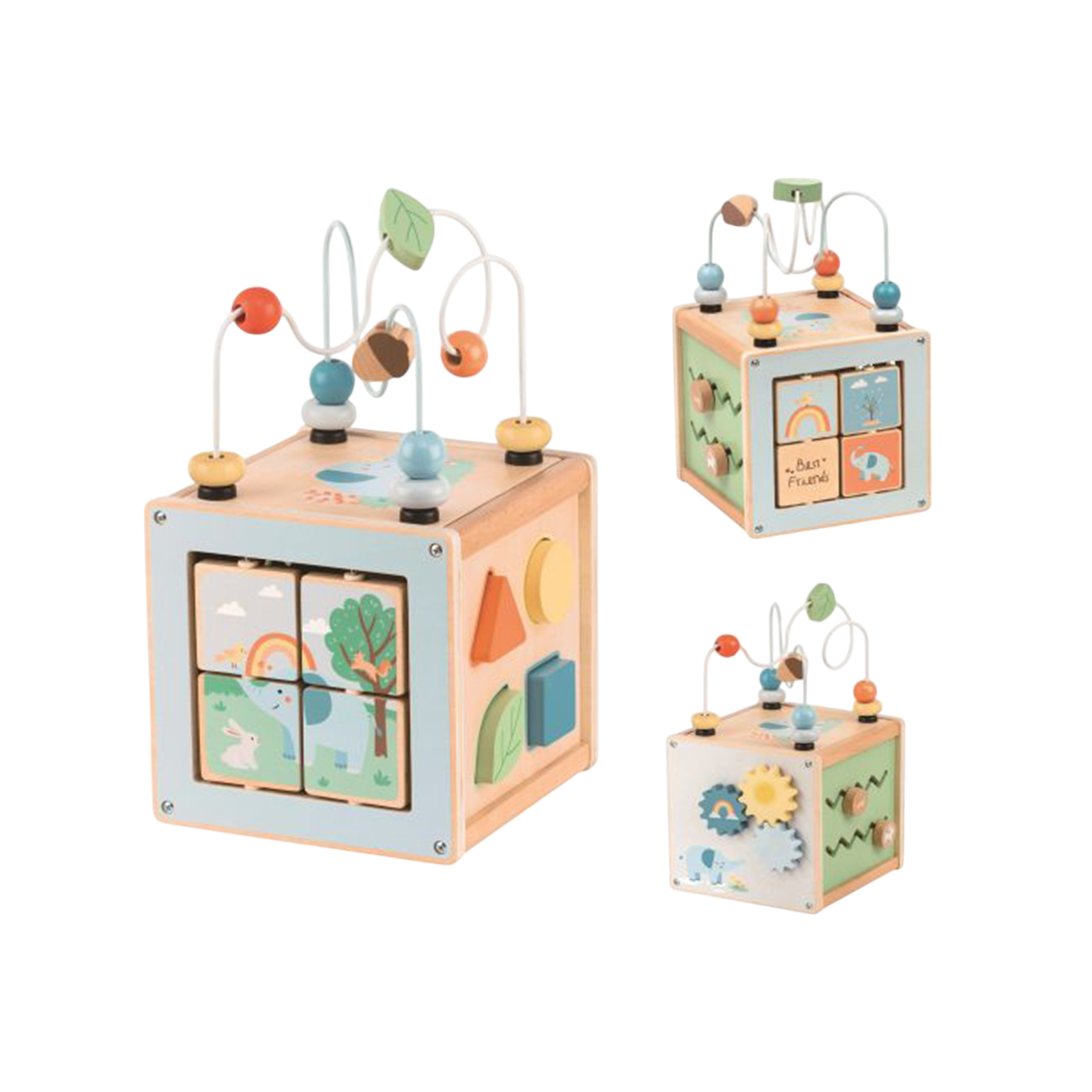 Baby Spielba Cube de jeu multifonctionnel Forêt