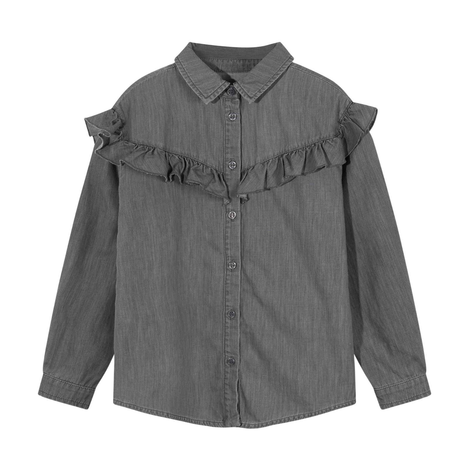 Bluse Moony Washed Grey