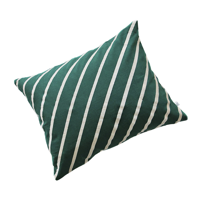 Coussin Stripes green