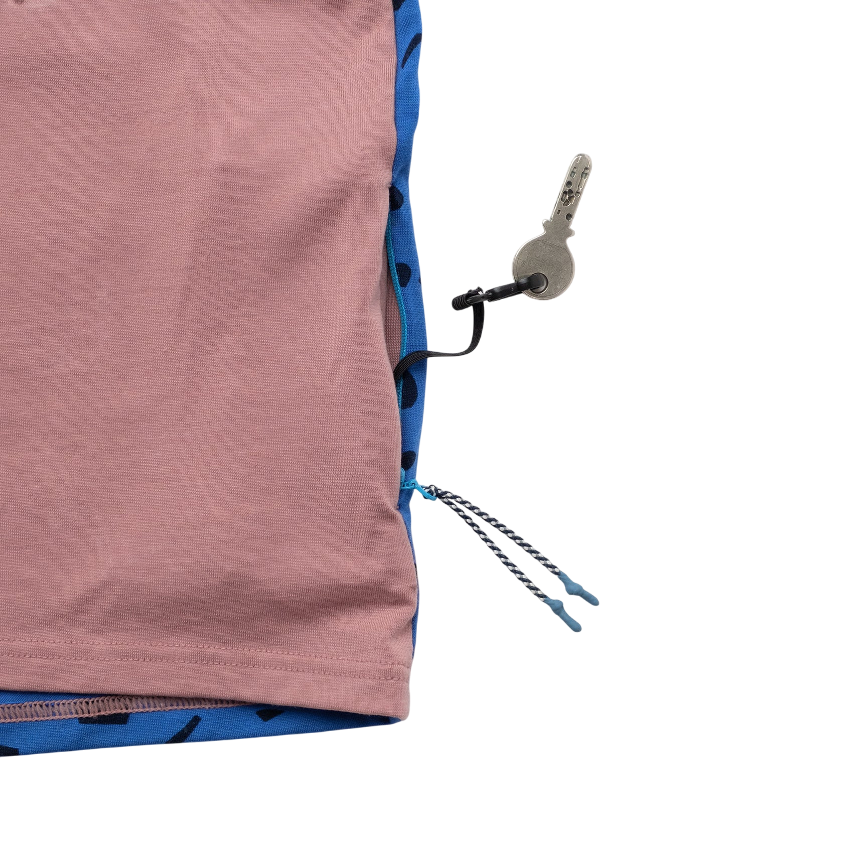 Bike long-sleeved shirt Luke Underground Merino Dark Rose, Blue Marin