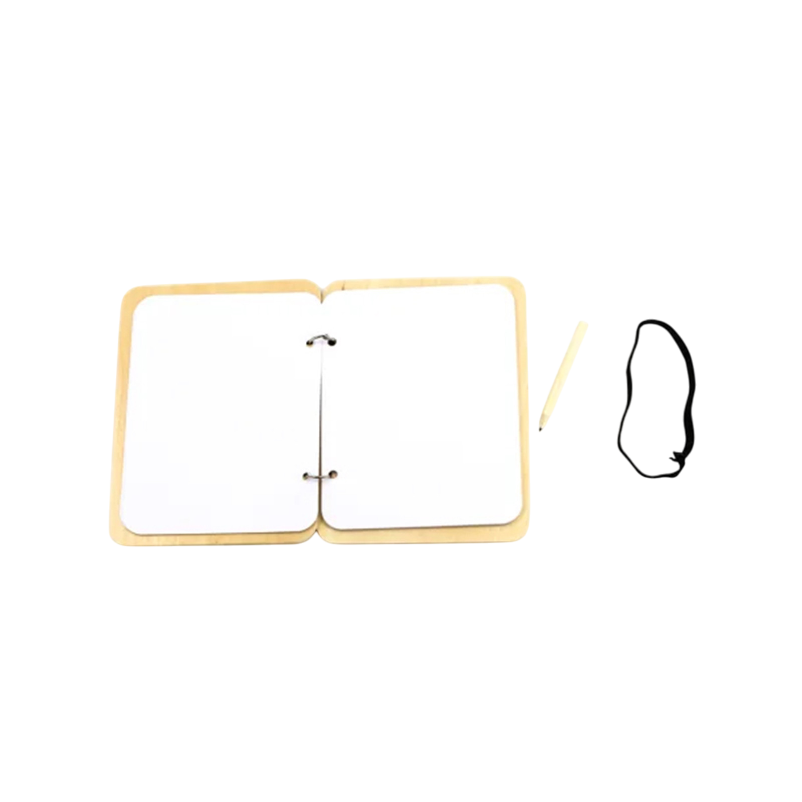 Blumenjournal mit Bleistift aus Holz