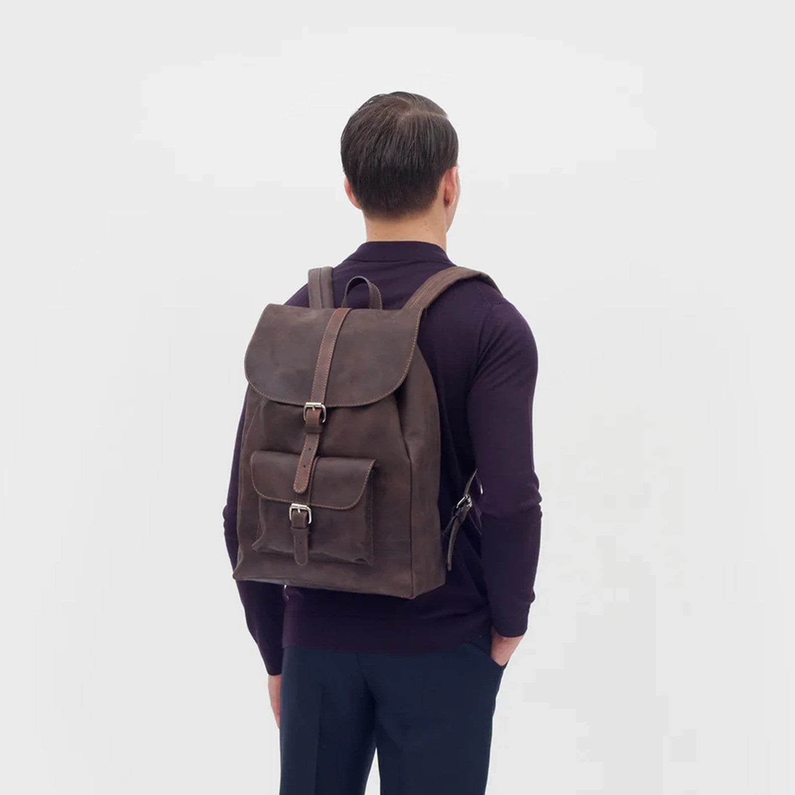 Backpack Dark Brown 32 x 42 x 20 cm