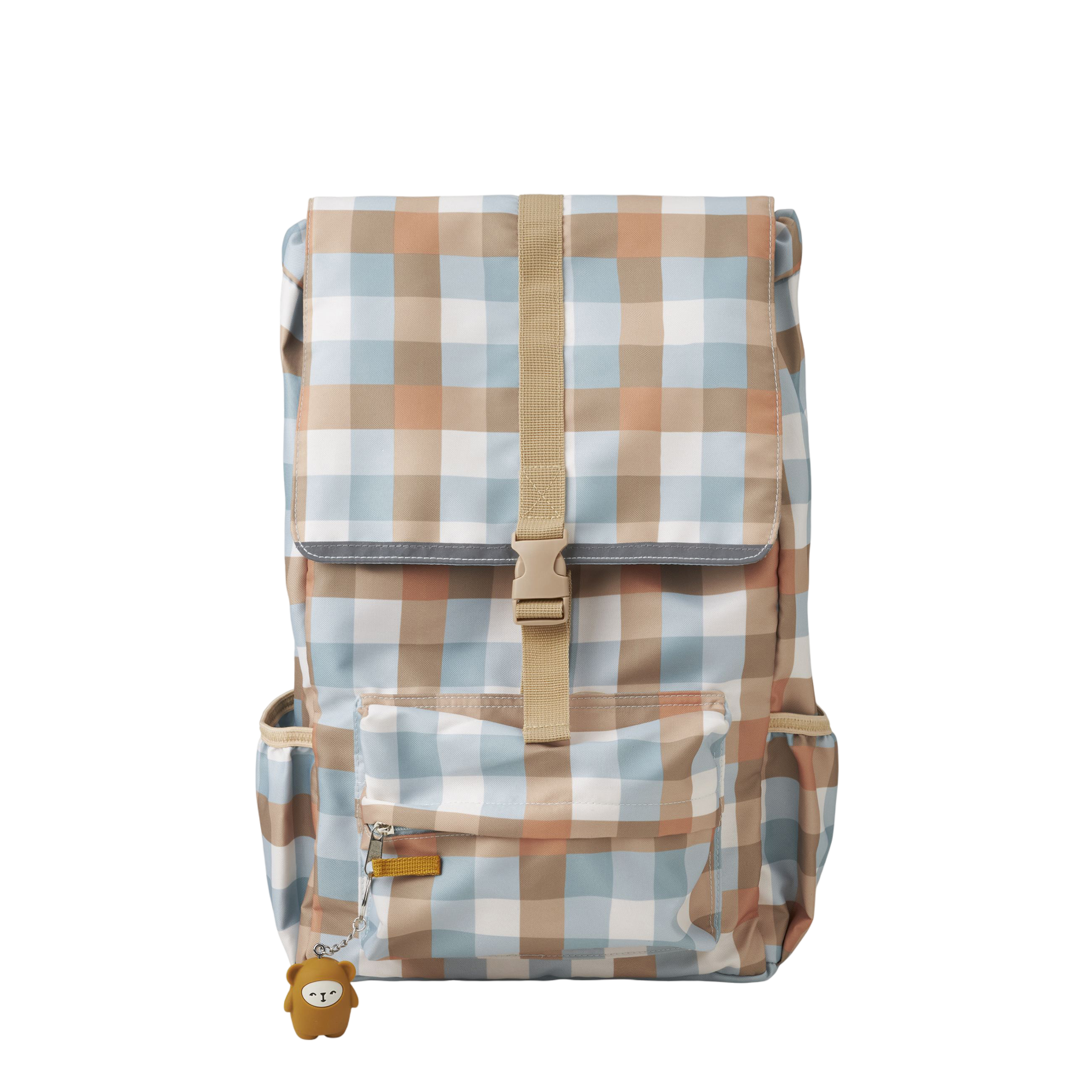 Rucksack Fabelab Cottage Blue Checks gross