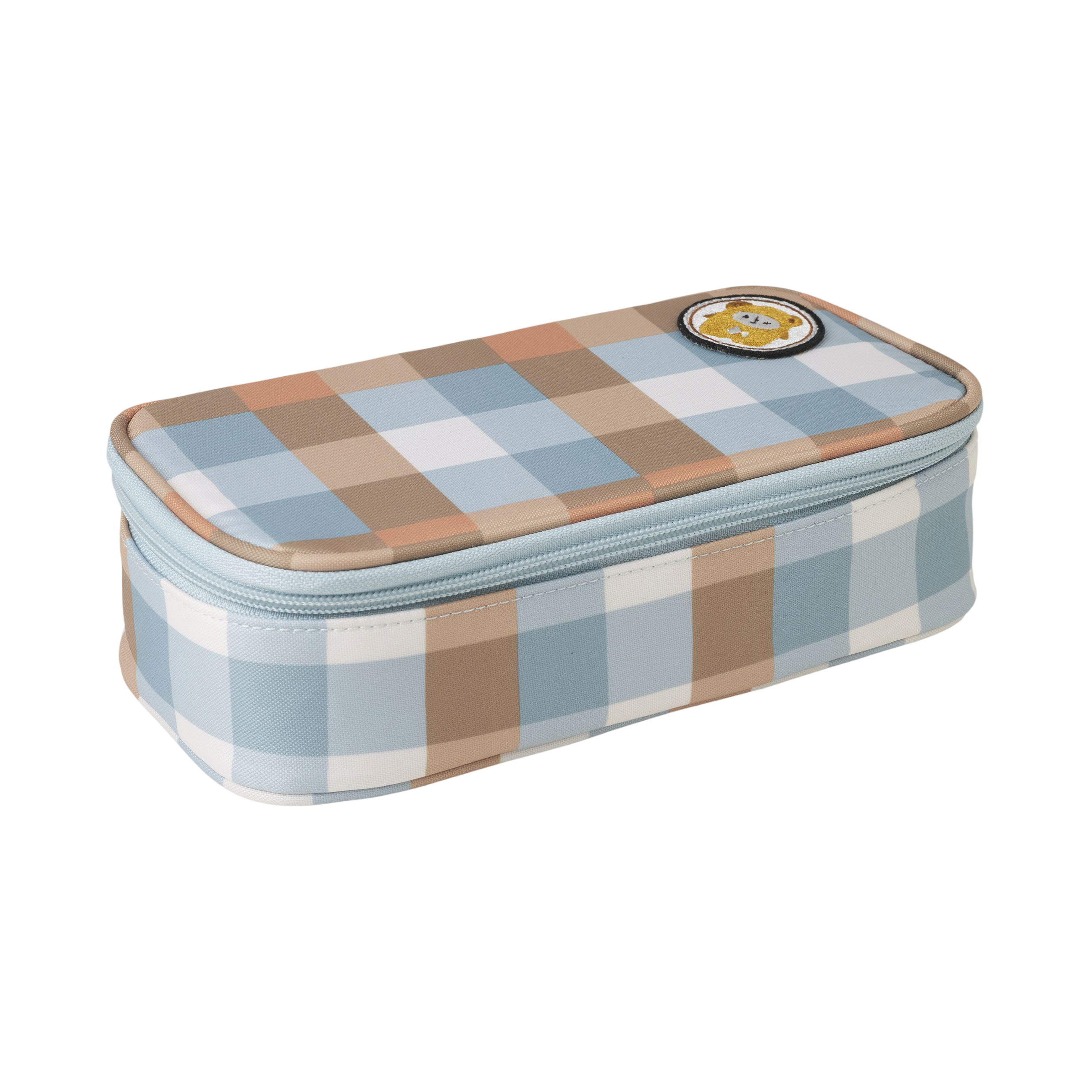 Federmäppchen Etui Schule Cottage Blue Checks