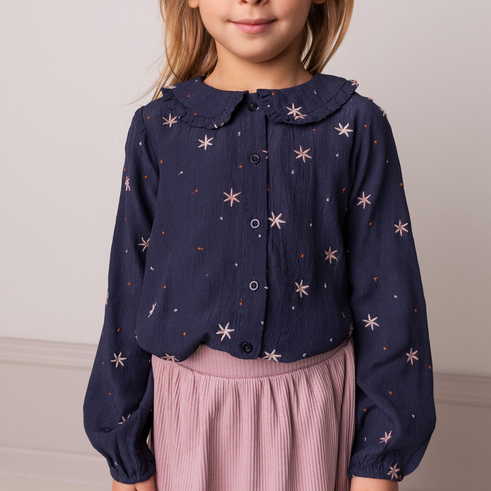 Talin Stars Embroidery blouse