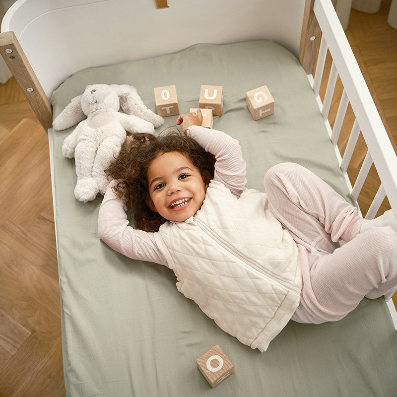 Baby Bettlaken für Babybett Seagrass Grün