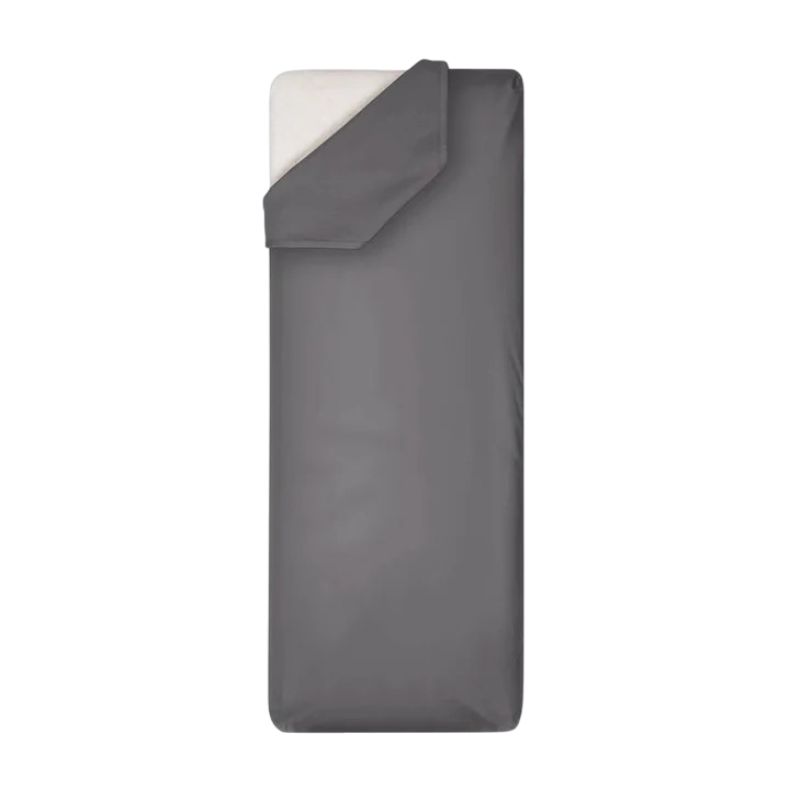 Baby Bettlaken für die Federwiege Stone Grau