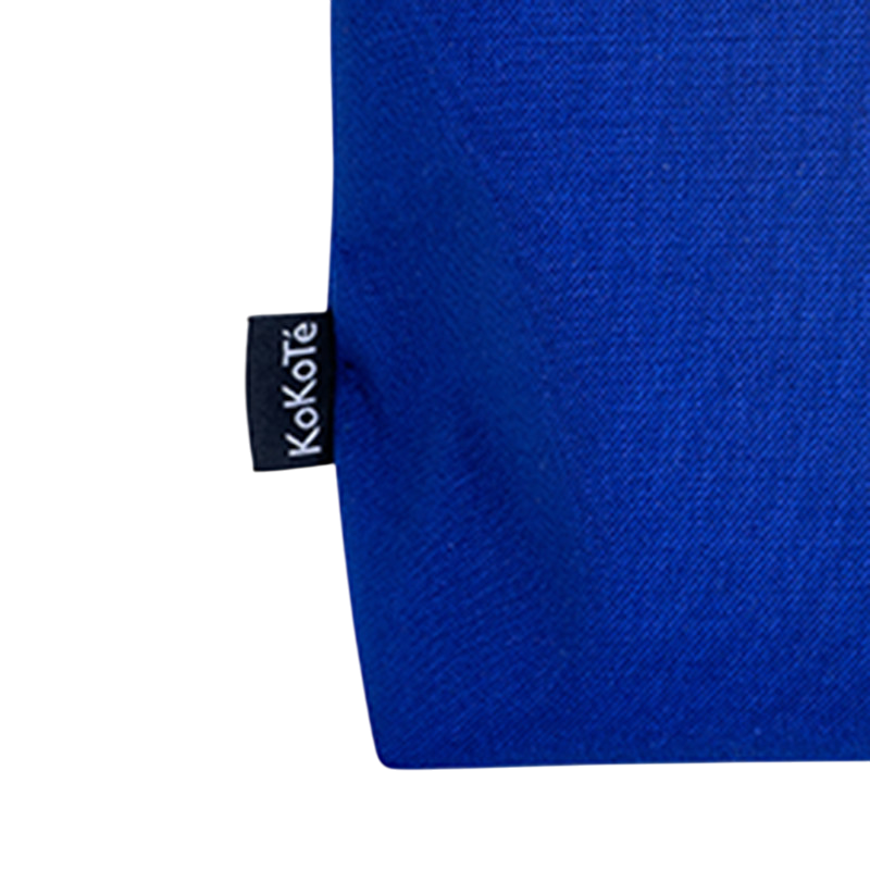 Necessaire "Nessi" blau, Futter schwarz