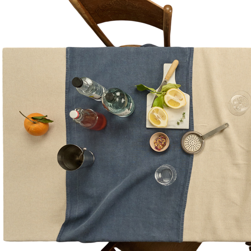 Erik Chemin de table 50x150 cm Indigo