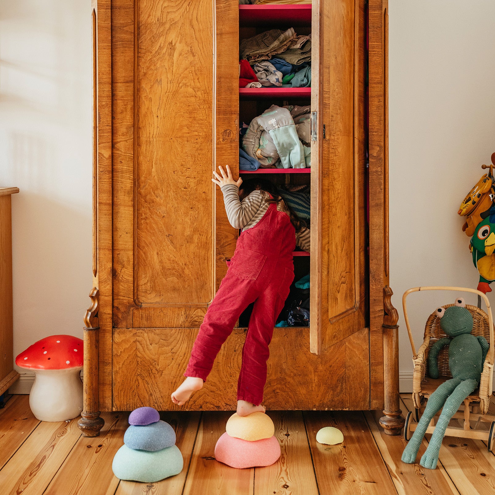 Stapelstein Inside Rainbow Pastel