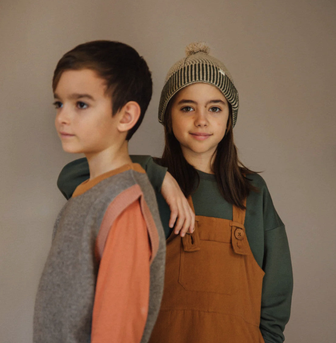 Bonnet Pom Pom Loden Green