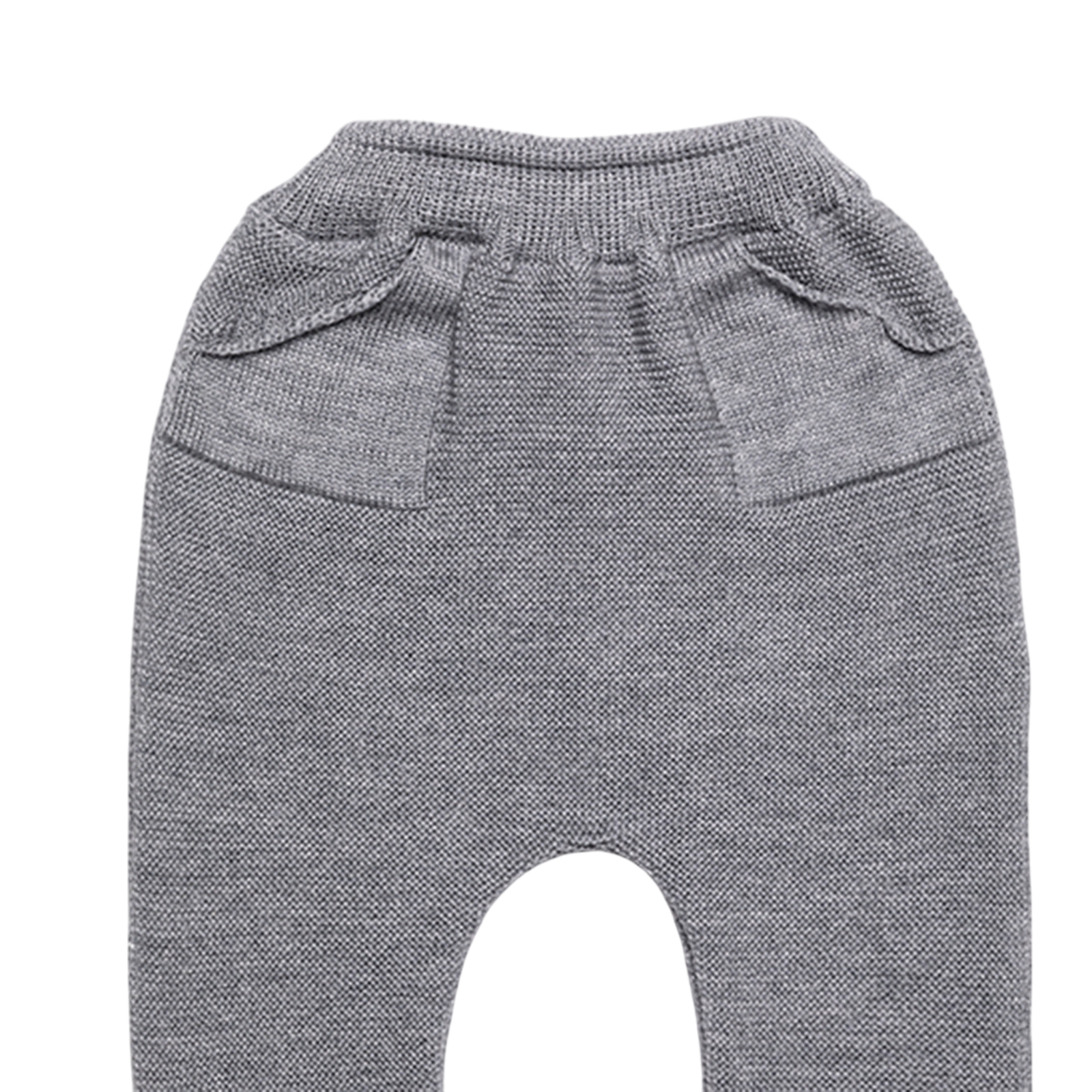 Baby Hose mit Taschen Grau-Mélange