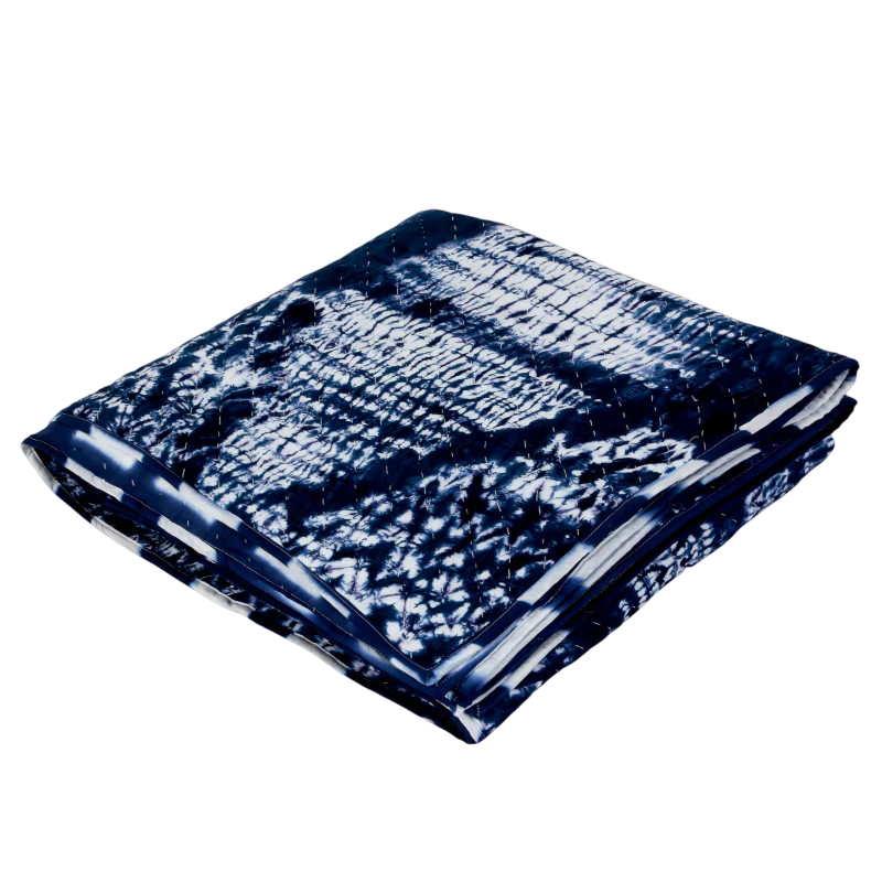 Quilt Shyburi 220 x 260 cm Indigo