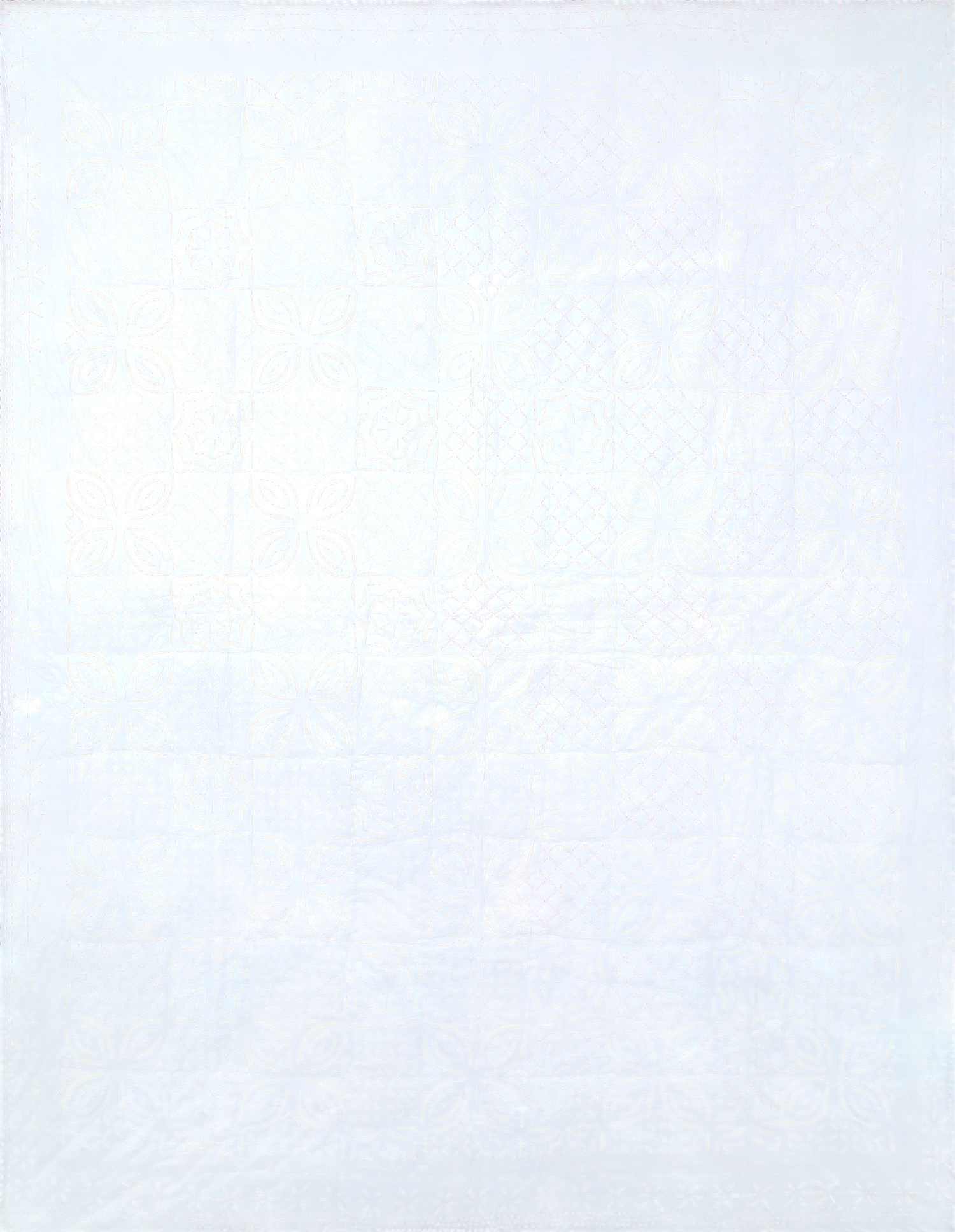 Quilt Applique 230 x 270 cm Sky